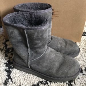 Ugg Gray Classic Short Winter Boots Size 8